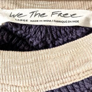 Crochet Quarter Sleeve Shirt